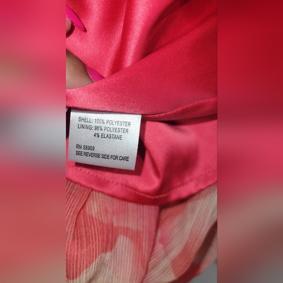 Gianni Bini Vibrant Pink One-Shoulder Dress - Picture 11 of 15